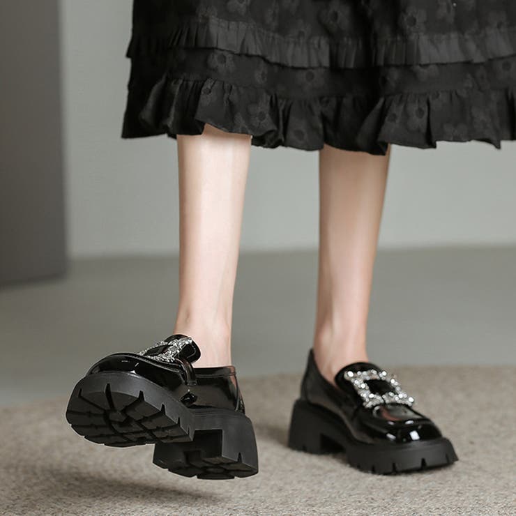 ビジューローファー 厚底 ローファー | COCOMOMO | 詳細画像7 