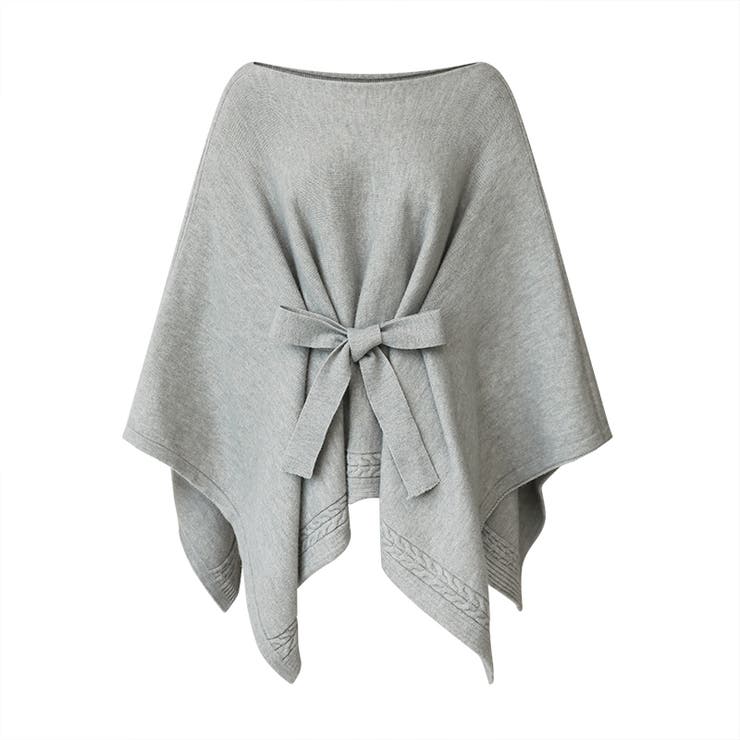 ケープポンチョ ニットポンチョ 韓国ファッション | COCOMOMO | 詳細画像16 