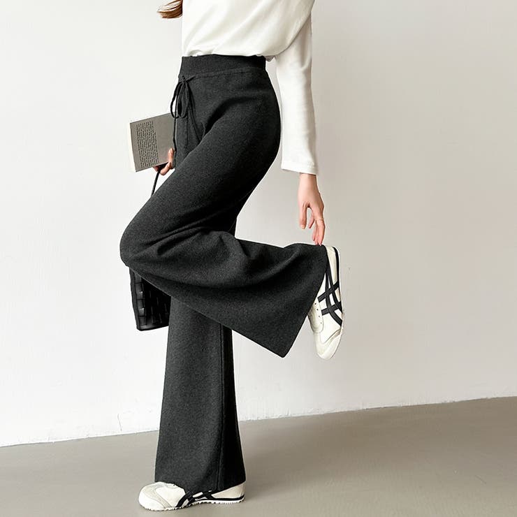 イージーニットワイドパンツ ワイドパンツ イージーパンツ | COCOMOMO | 詳細画像34 