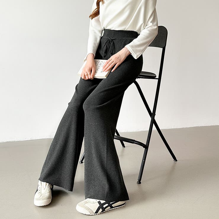 イージーニットワイドパンツ ワイドパンツ イージーパンツ | COCOMOMO | 詳細画像35 