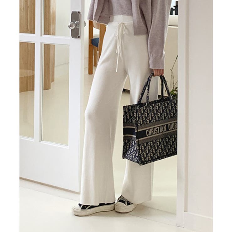 イージーニットワイドパンツ ワイドパンツ イージーパンツ | COCOMOMO | 詳細画像42 