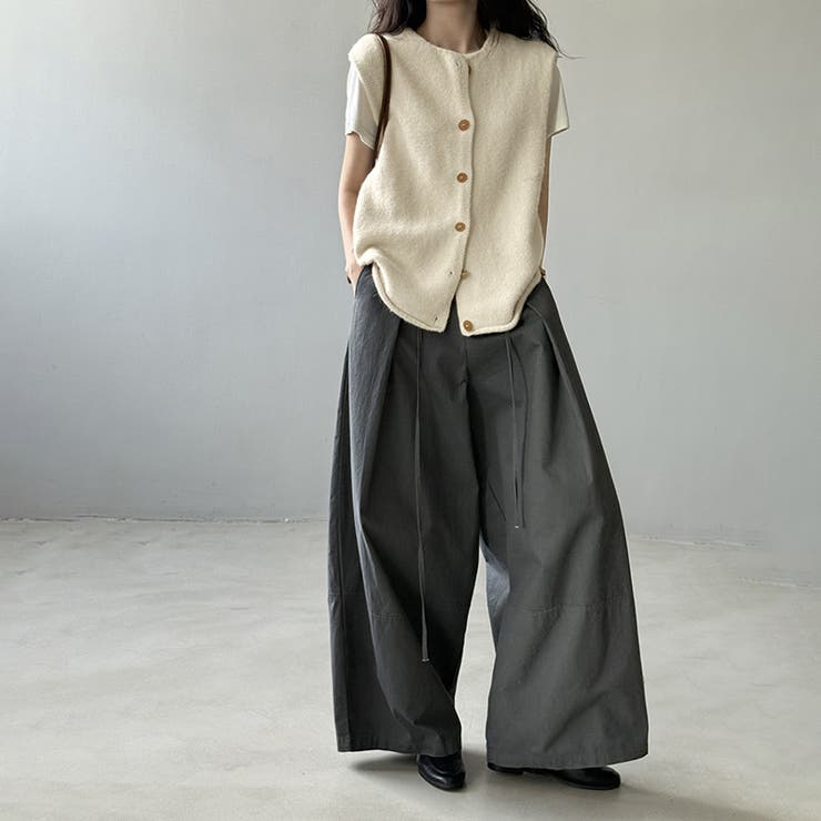 ニットベスト クルーネックベスト ベスト | COCOMOMO | 詳細画像3 