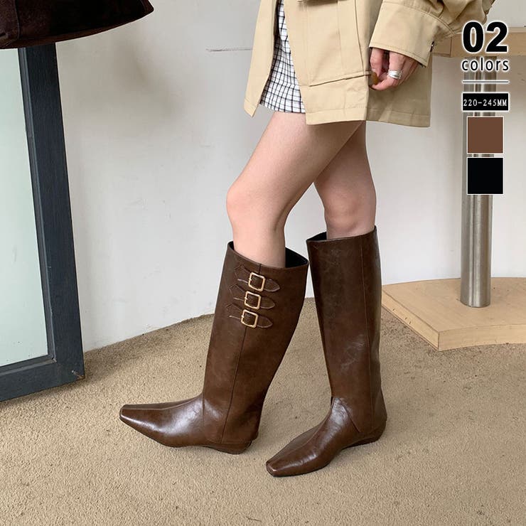 取り外し可能2wayブーツ ロングブーツ ショートブーツ | COCOMOMO | 詳細画像1 