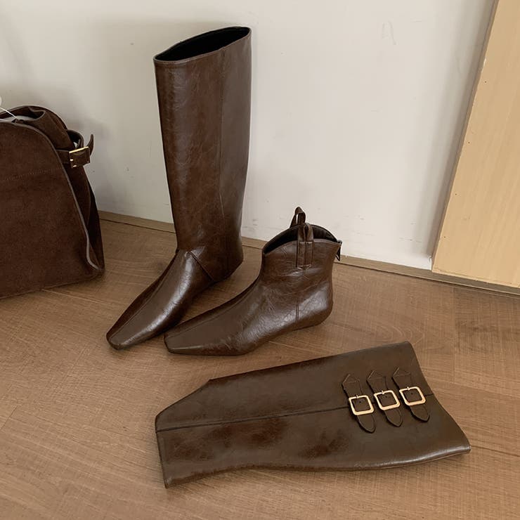 取り外し可能2wayブーツ ロングブーツ ショートブーツ | COCOMOMO | 詳細画像8 