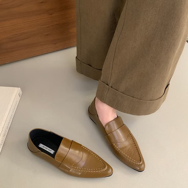 ポインテッドトゥローファー パンプス オフィスカジュアル | COCOMOMO | 詳細画像12 