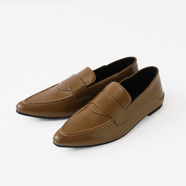 ポインテッドトゥローファー パンプス オフィスカジュアル | COCOMOMO | 詳細画像24 