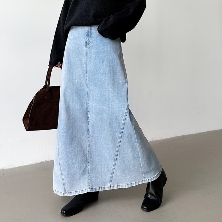 ストレッチ抜群「楽革命」デニムスカート 楽革命デニムスカート デニムスカート | COCOMOMO | 詳細画像16 