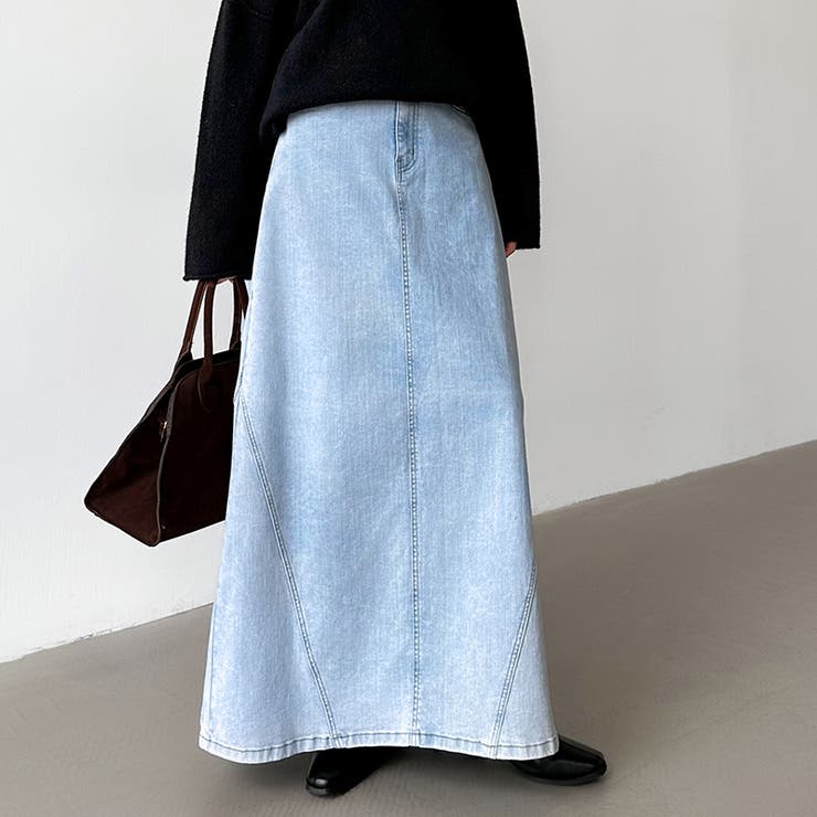 ストレッチ抜群「楽革命」デニムスカート 楽革命デニムスカート デニムスカート | COCOMOMO | 詳細画像17 