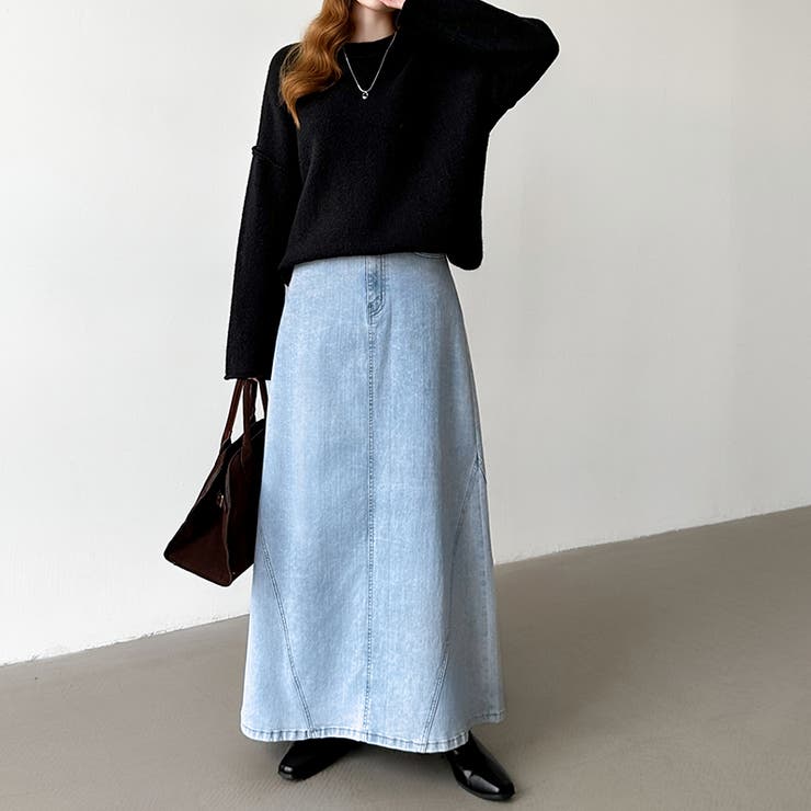 ストレッチ抜群「楽革命」デニムスカート 楽革命デニムスカート デニムスカート | COCOMOMO | 詳細画像20 