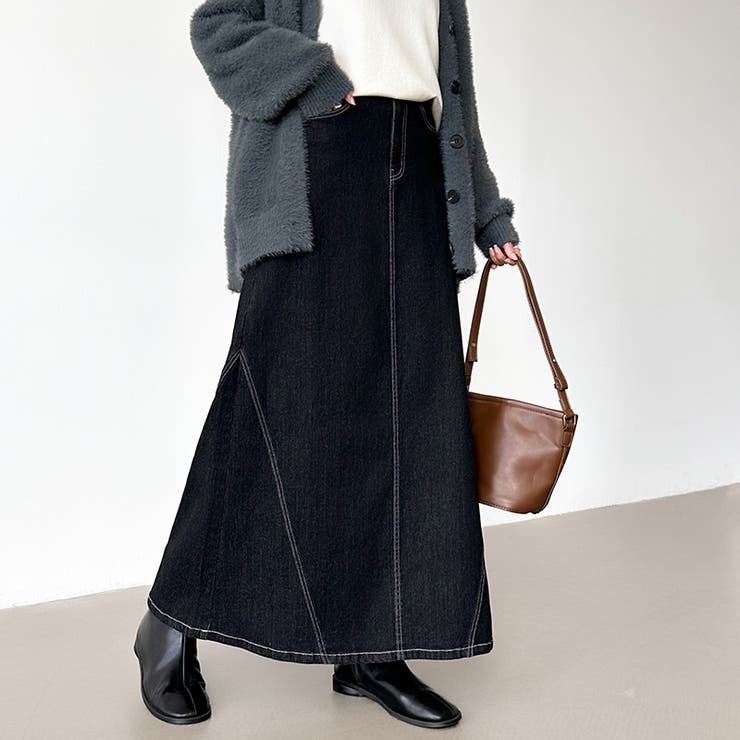 ストレッチ抜群「楽革命」デニムスカート 楽革命デニムスカート デニムスカート | COCOMOMO | 詳細画像28 