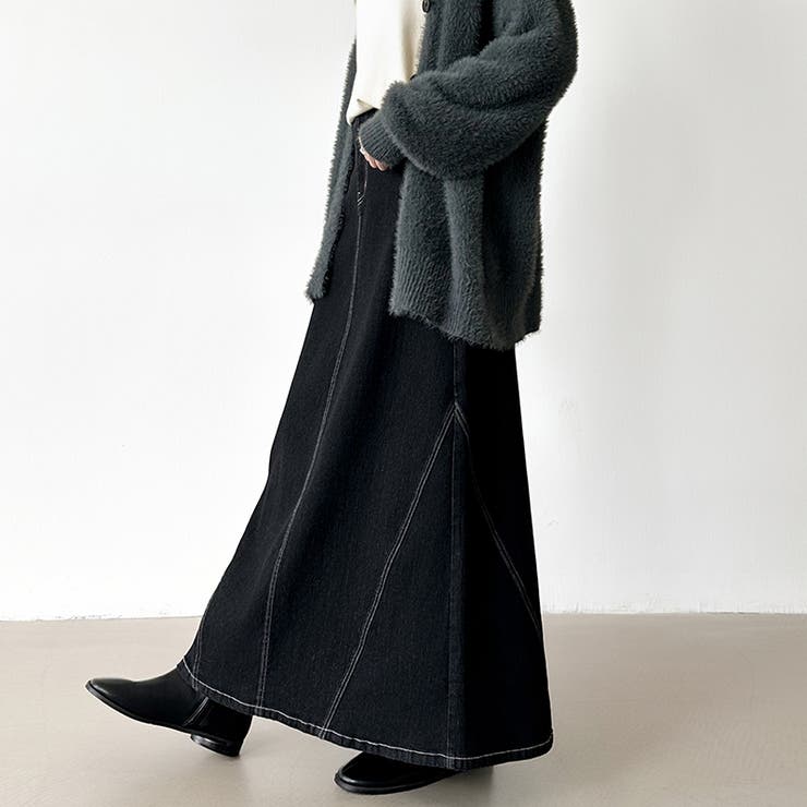 ストレッチ抜群「楽革命」デニムスカート 楽革命デニムスカート デニムスカート | COCOMOMO | 詳細画像30 