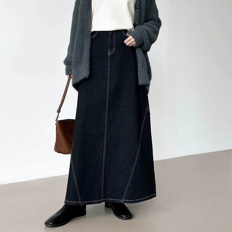 ストレッチ抜群「楽革命」デニムスカート 楽革命デニムスカート デニムスカート | COCOMOMO | 詳細画像31 