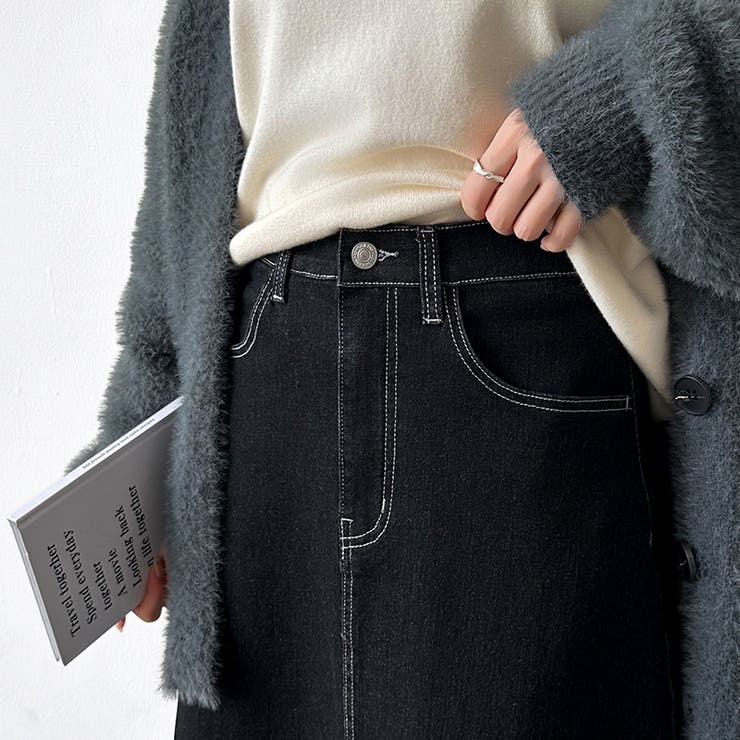 ストレッチ抜群「楽革命」デニムスカート 楽革命デニムスカート デニムスカート | COCOMOMO | 詳細画像33 