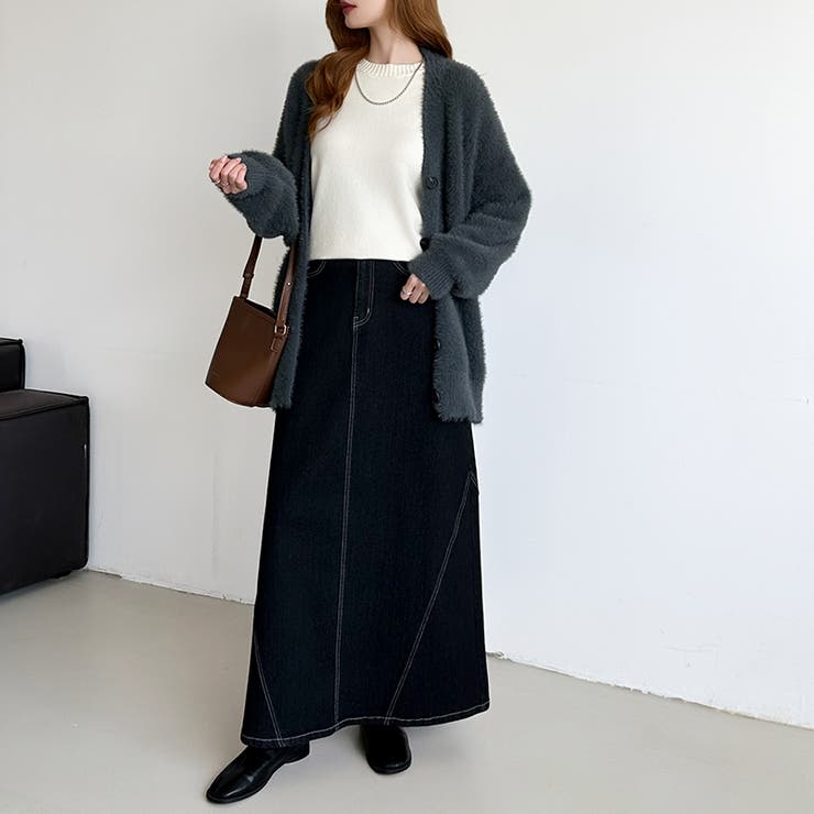 ストレッチ抜群「楽革命」デニムスカート 楽革命デニムスカート デニムスカート | COCOMOMO | 詳細画像36 