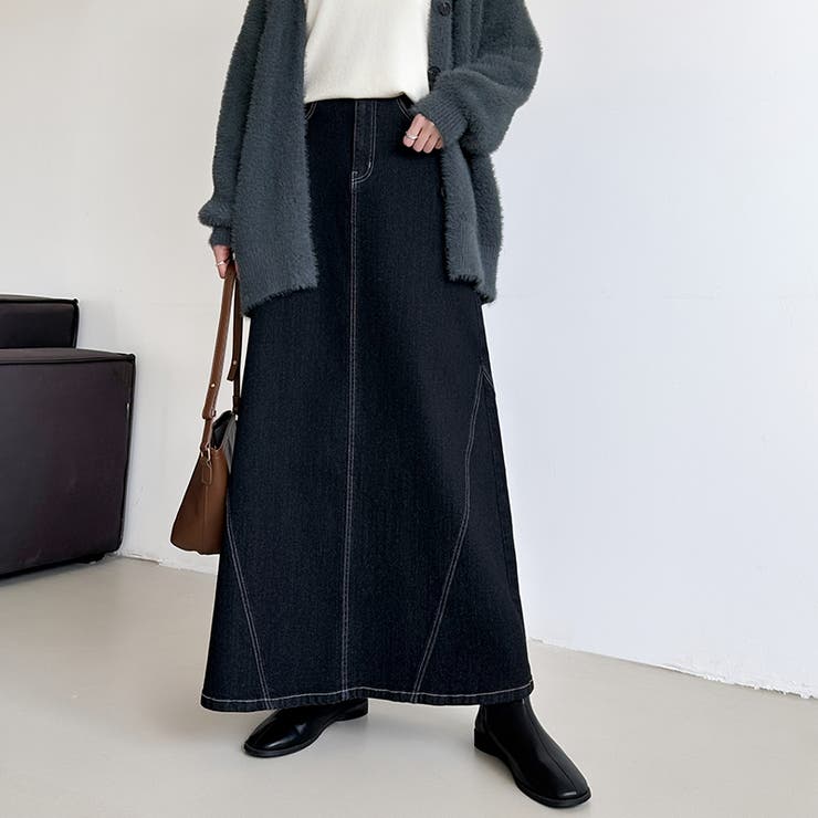 ストレッチ抜群「楽革命」デニムスカート 楽革命デニムスカート デニムスカート | COCOMOMO | 詳細画像37 