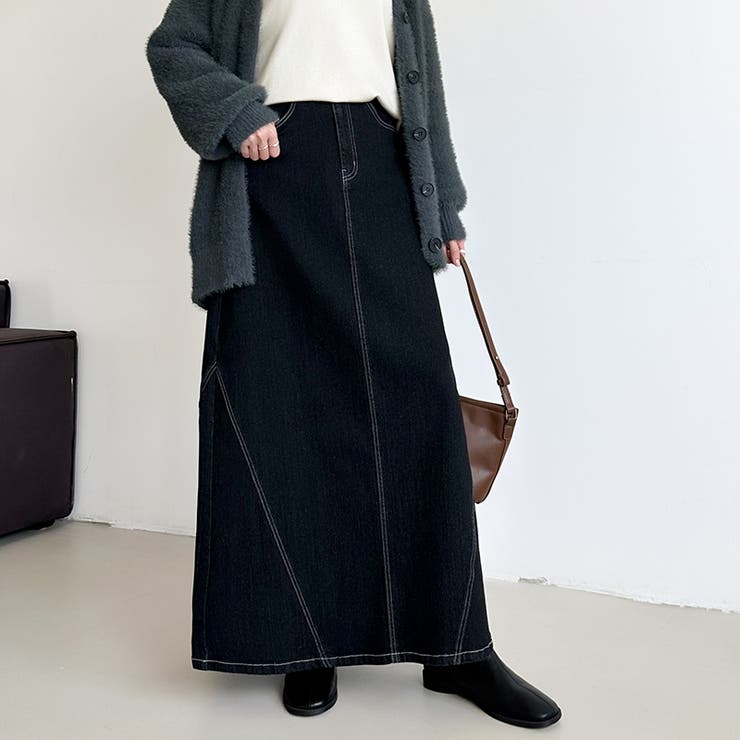 ストレッチ抜群「楽革命」デニムスカート 楽革命デニムスカート デニムスカート | COCOMOMO | 詳細画像38 