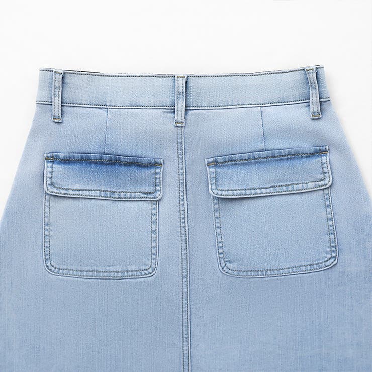 ストレッチ抜群「楽革命」デニムスカート 楽革命デニムスカート デニムスカート | COCOMOMO | 詳細画像48 