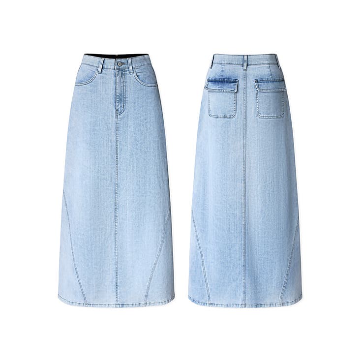 ストレッチ抜群「楽革命」デニムスカート 楽革命デニムスカート デニムスカート | COCOMOMO | 詳細画像51 