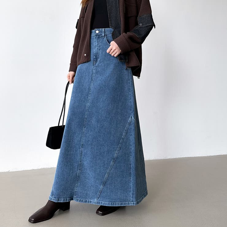 ストレッチ抜群「楽革命」デニムスカート 楽革命デニムスカート デニムスカート | COCOMOMO | 詳細画像7 
