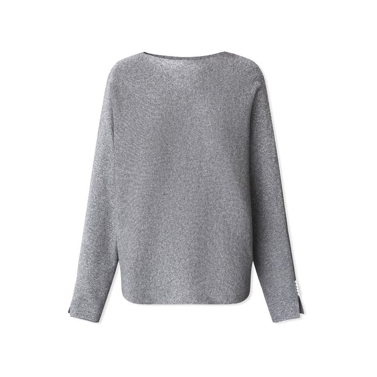 袖パールドルマンニット ボートネック ドルマンスリーブ | COCOMOMO | 詳細画像54 