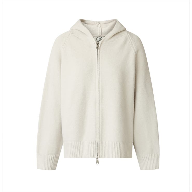 ニットパーカー ダブルジップパーカー ニット | COCOMOMO | 詳細画像26 