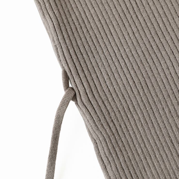 イレギュラーネックニット リブニット アシンメトリー | COCOMOMO | 詳細画像19 