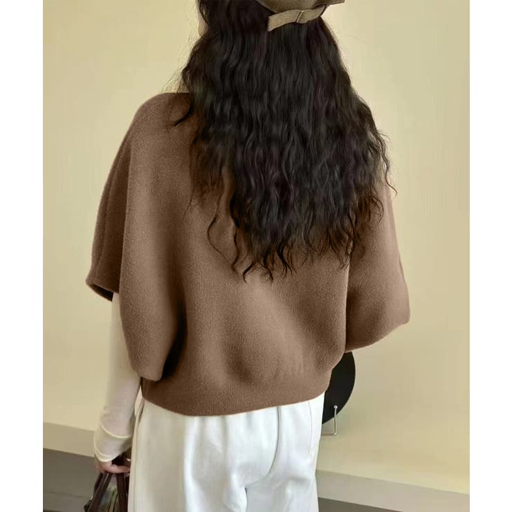 ドルマンショートジャケット ケープコート ショートジャケット | COCOMOMO | 詳細画像14 