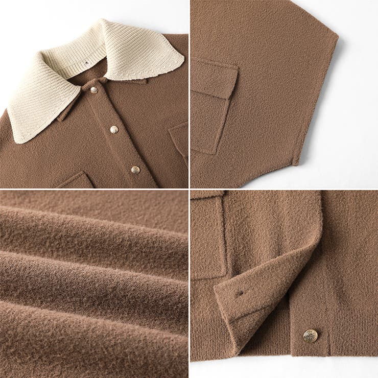 ドルマンショートジャケット ケープコート ショートジャケット | COCOMOMO | 詳細画像18 