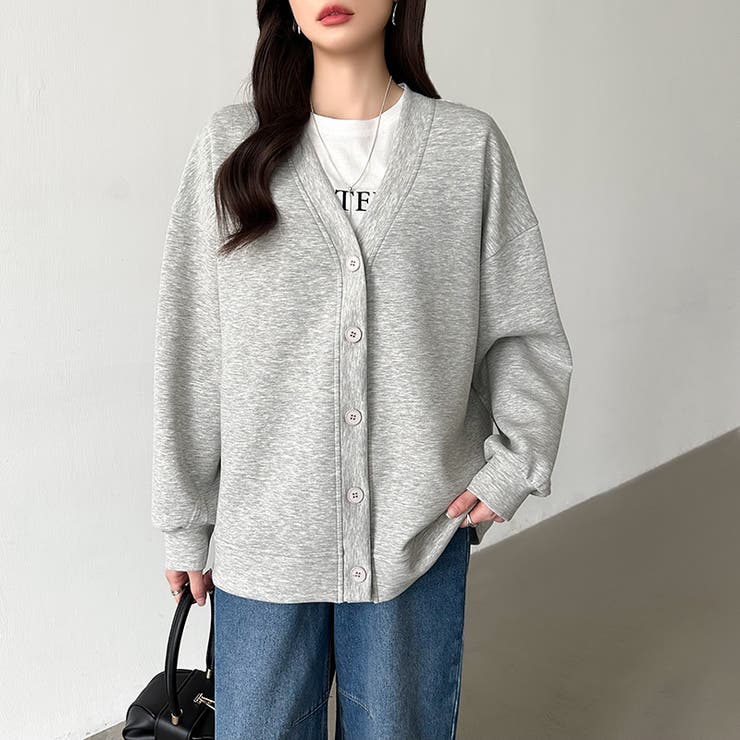 きれい見えでもラク。今欲しいポンチカーデ ドロップショルダー カーディガン | COCOMOMO | 詳細画像47 