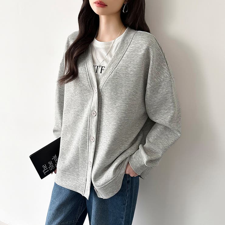 きれい見えでもラク。今欲しいポンチカーデ ドロップショルダー カーディガン | COCOMOMO | 詳細画像48 