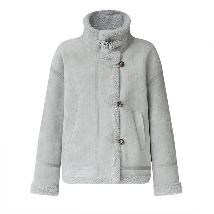 ムートンボアジャケット フェイクムートン ボアジャケット | COCOMOMO | 詳細画像30 