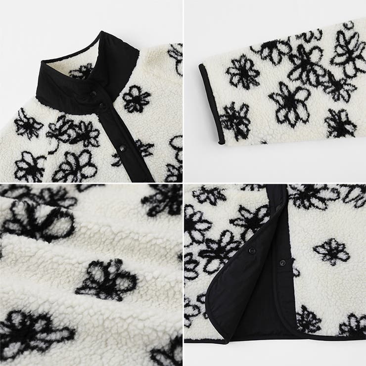 リバーシブルボアブルゾン ボアジャケット アウター | COCOMOMO | 詳細画像18 