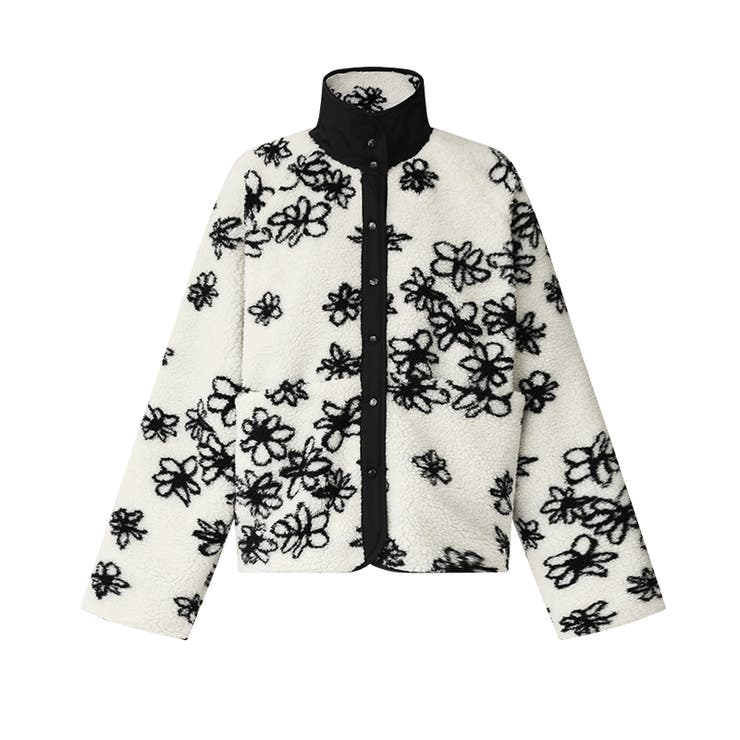 リバーシブルボアブルゾン ボアジャケット アウター | COCOMOMO | 詳細画像22 