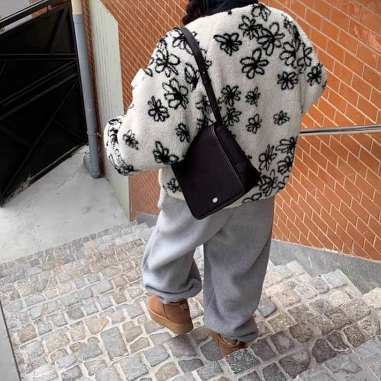 リバーシブルボアブルゾン ボアジャケット アウター | COCOMOMO | 詳細画像8 