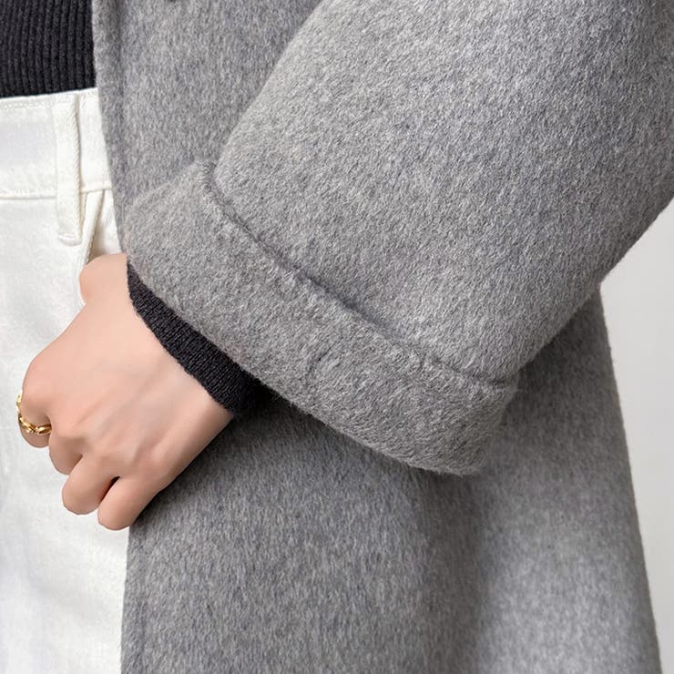 大人きれいめコート ウールコート ロングコート | COCOMOMO | 詳細画像21 