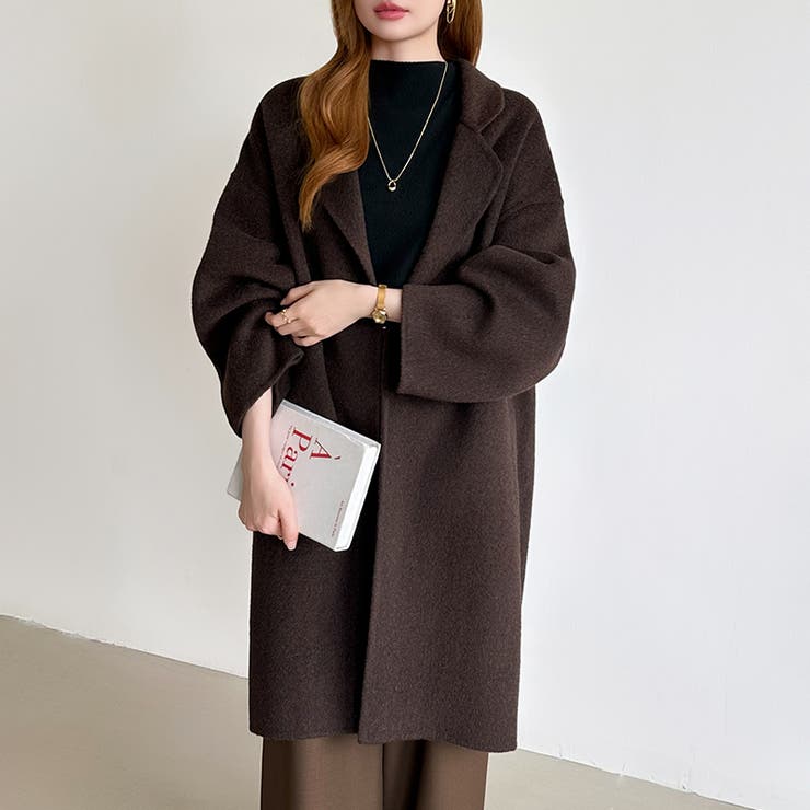 大人きれいめコート ウールコート ロングコート | COCOMOMO | 詳細画像11 