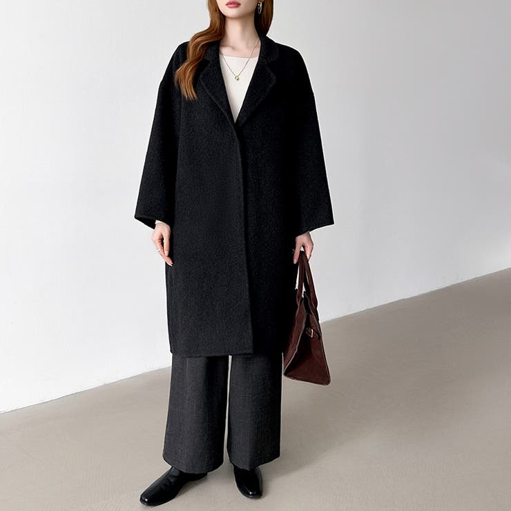 大人きれいめコート ウールコート ロングコート | COCOMOMO | 詳細画像29 