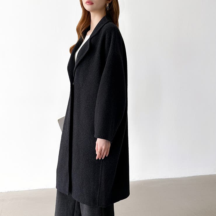 大人きれいめコート ウールコート ロングコート | COCOMOMO | 詳細画像33 