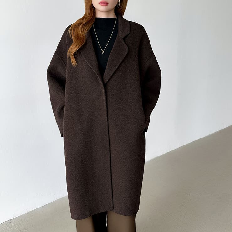 大人きれいめコート ウールコート ロングコート | COCOMOMO | 詳細画像4 