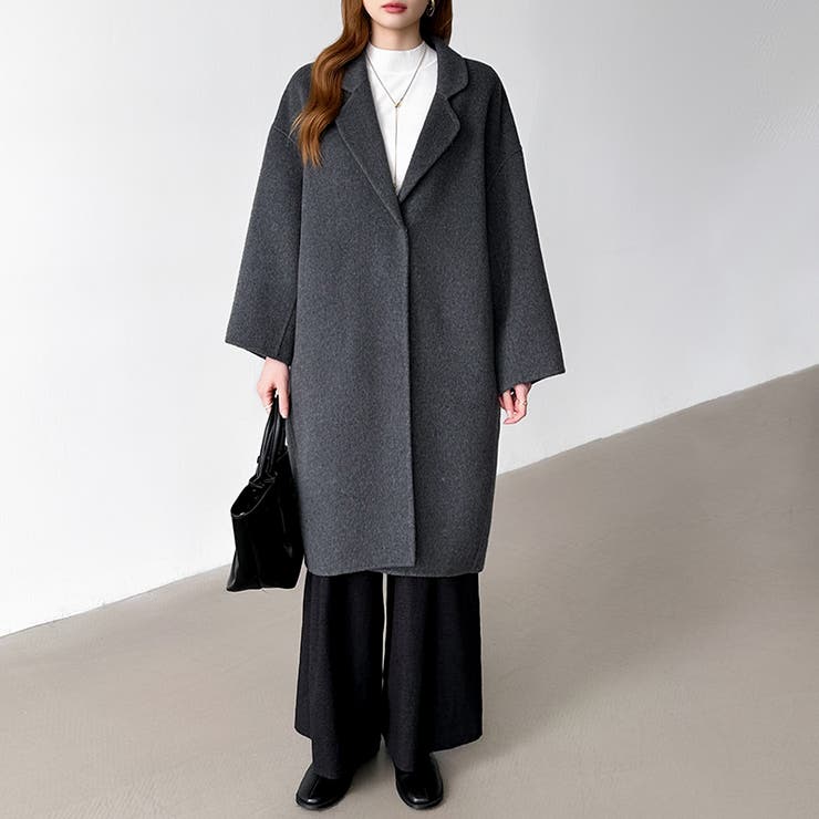 大人きれいめコート ウールコート ロングコート | COCOMOMO | 詳細画像41 