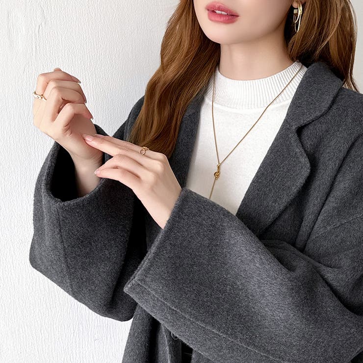 大人きれいめコート ウールコート ロングコート | COCOMOMO | 詳細画像53 