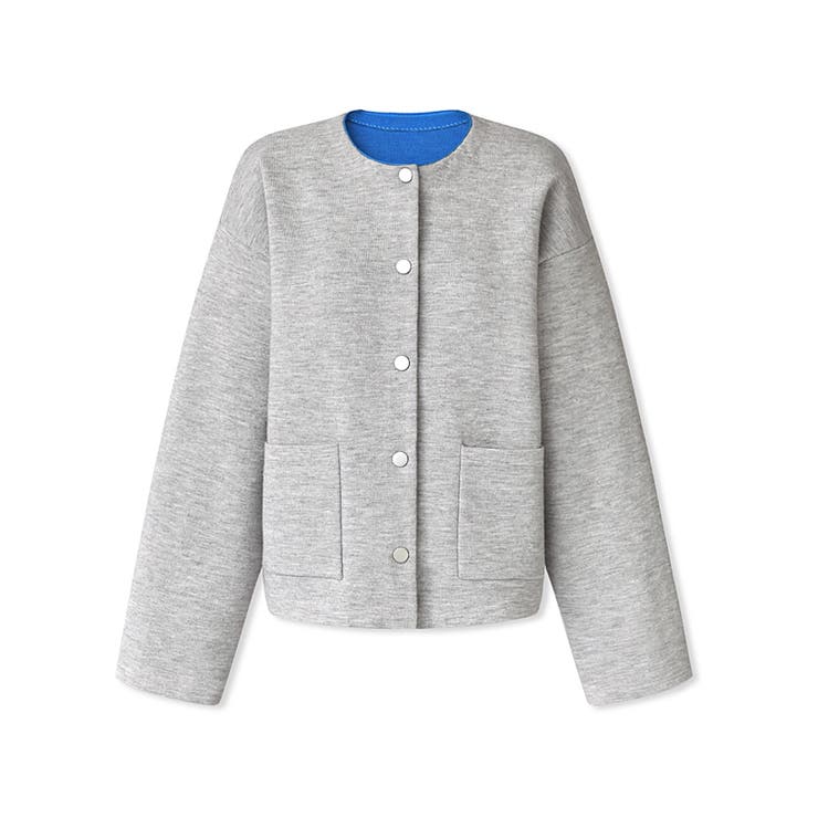 裏配色カーディガン 配色カーディガン ニットカーディガン | COCOMOMO | 詳細画像52 