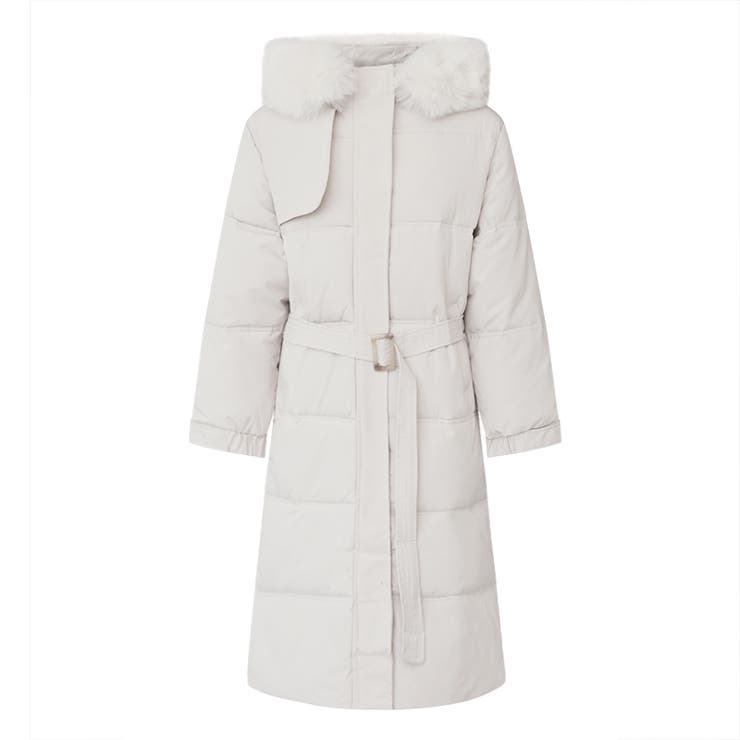 ファー付き中綿ロングコート ロングコート 中綿コート | COCOMOMO | 詳細画像37 