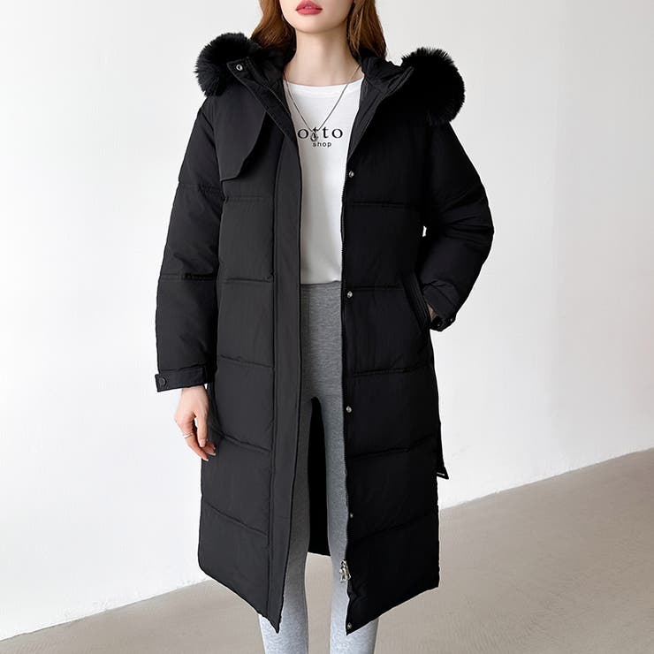 ファー付き中綿ロングコート ロングコート 中綿コート | COCOMOMO | 詳細画像5 