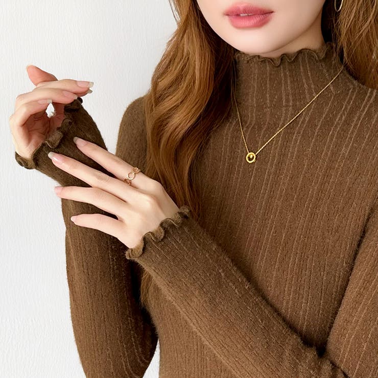 あったか裏シャギー 裏起毛 ハイネックニット | COCOMOMO | 詳細画像20 