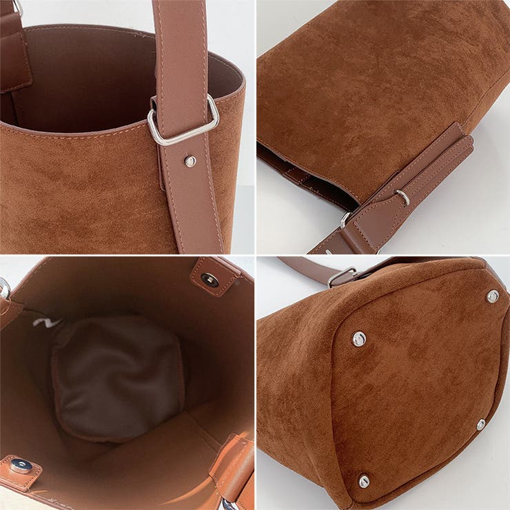 フェイクスエードバッグ バケツバッグ トートバッグ | COCOMOMO | 詳細画像15 