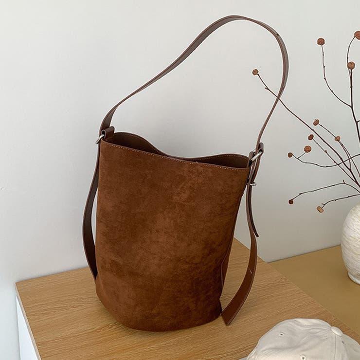 フェイクスエードバッグ バケツバッグ トートバッグ | COCOMOMO | 詳細画像5 