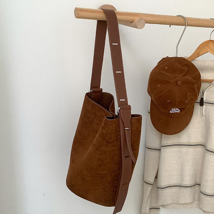 フェイクスエードバッグ バケツバッグ トートバッグ | COCOMOMO | 詳細画像6 