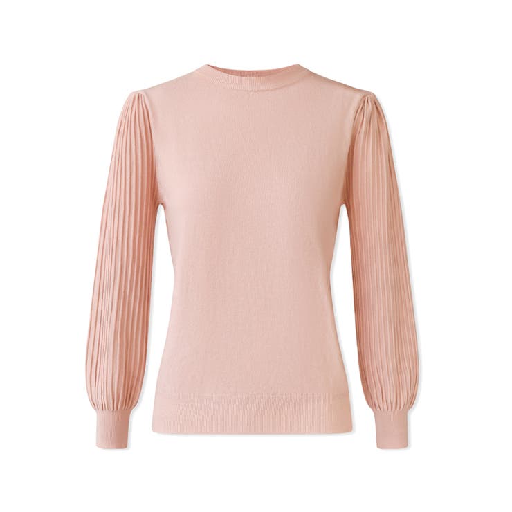 シンプルなのに印象的。プリーツスリーブニット ニット ボリューム袖 | COCOMOMO | 詳細画像69 