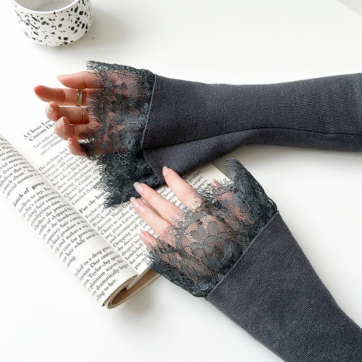 あったか裏シャギーレースニット 裏起毛 レースニット | COCOMOMO | 詳細画像40 